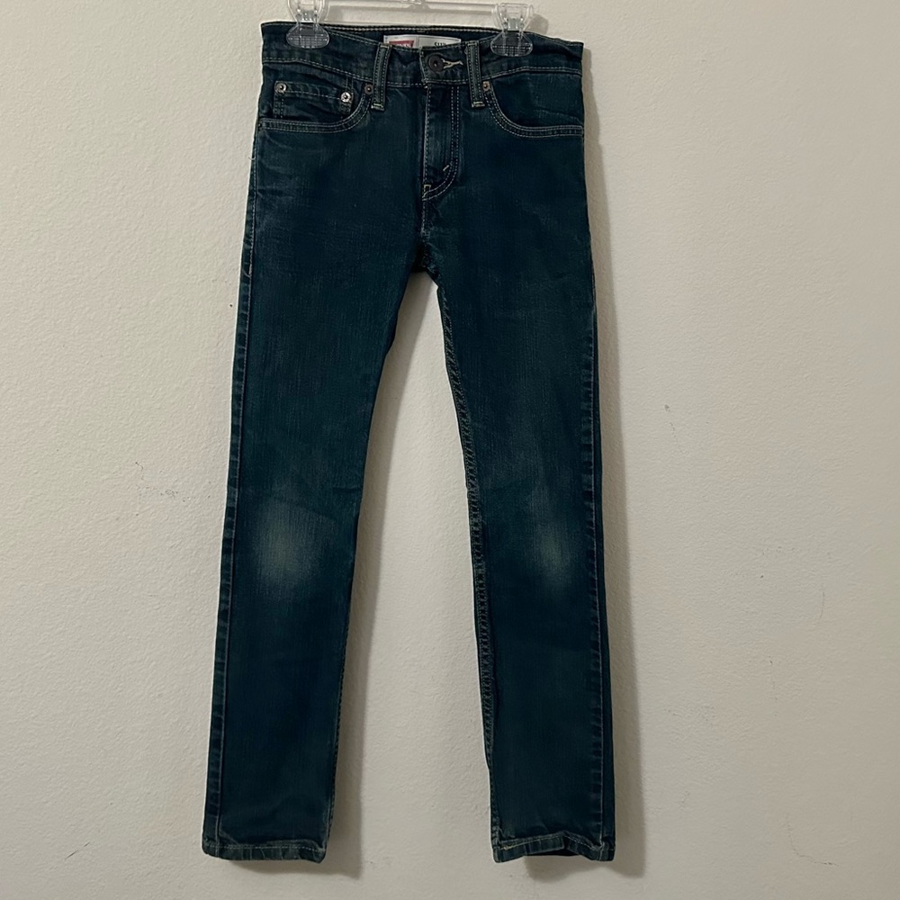 Levi Strauss 511 boys jeans size 12 regular. Leg shape slim‎